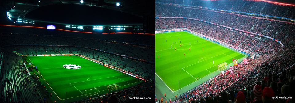 Photo of A football feast in the home of Bavarians- Allianz Arena by trackthetrails