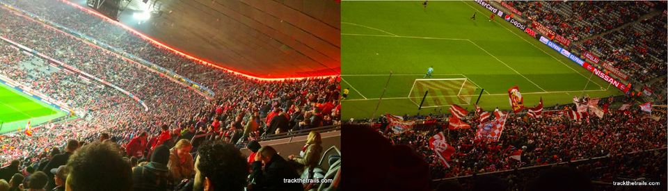 Photo of A football feast in the home of Bavarians- Allianz Arena by trackthetrails