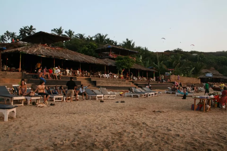 Photo of Curlies Beach Shack Anjuna, Monteiro Vaddo, Anjuna, Goa, India by Anila Kopparapu