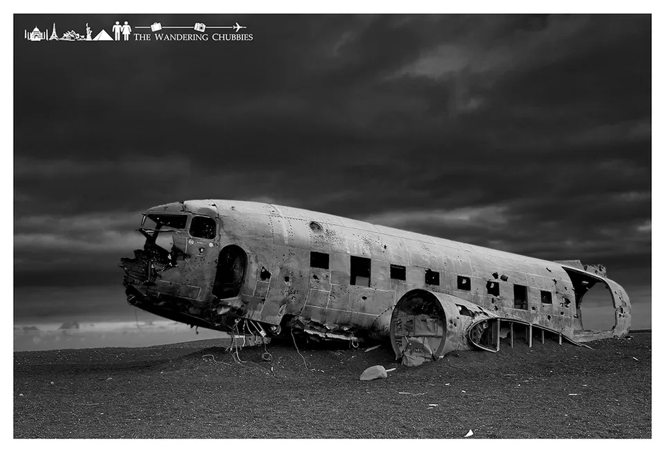 Photo of Solheimasandur Plane Wreck, Path to Wrecked DC-3 Plane on Sólheimasandur, Iceland by The Wandering Chubbies
