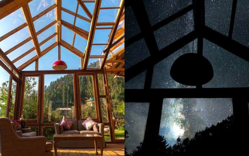 Photo of Get over Five-Stars, Dine Under a Million Stars in This House with a Glass Ceiling in Manali by Palak Doshi