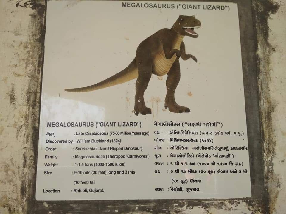 balasinor dinosaur fossil park