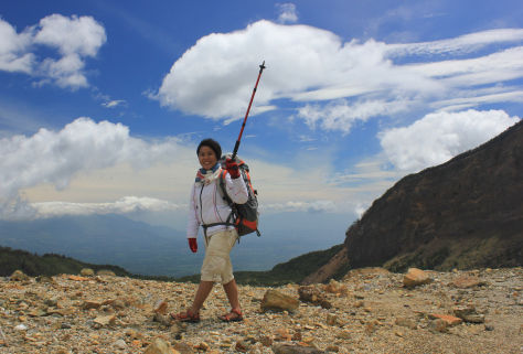 Photo of Papandayan, Indonesia with a backpack! 1/4 by Shabrina Koeswologito