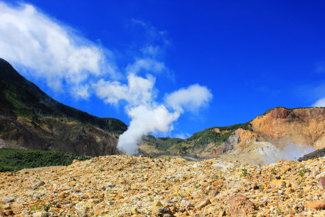 Photo of Papandayan, Indonesia with a backpack! 2/4 by Shabrina Koeswologito