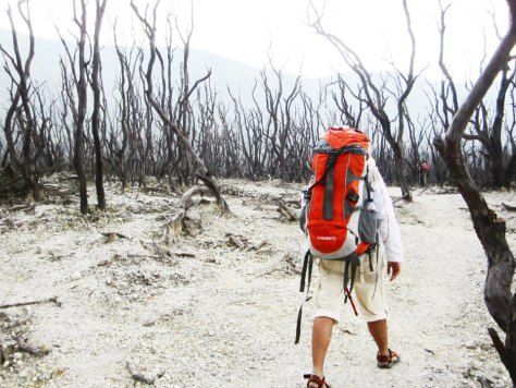 Photo of Papandayan, Indonesia with a backpack! 3/4 by Shabrina Koeswologito