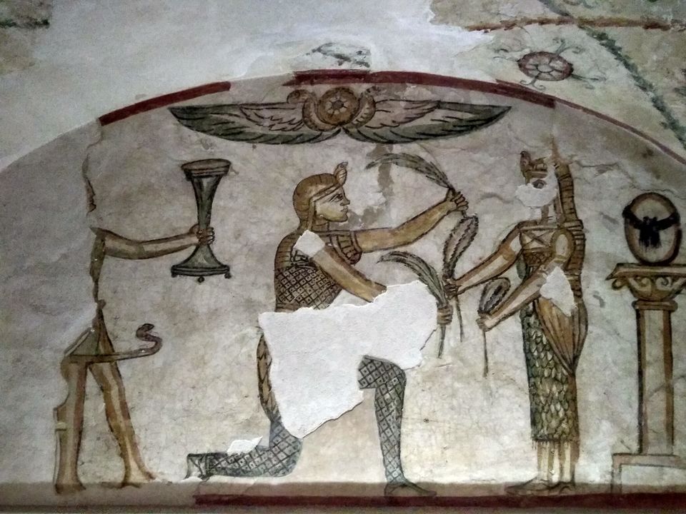 Photo of Catacombs of Kom el Shoqafa, Al Karah WA at Toubageyah WA Kafr Al Ghates, Qesm Karmouz, Egypt by Mustafa Shahid
