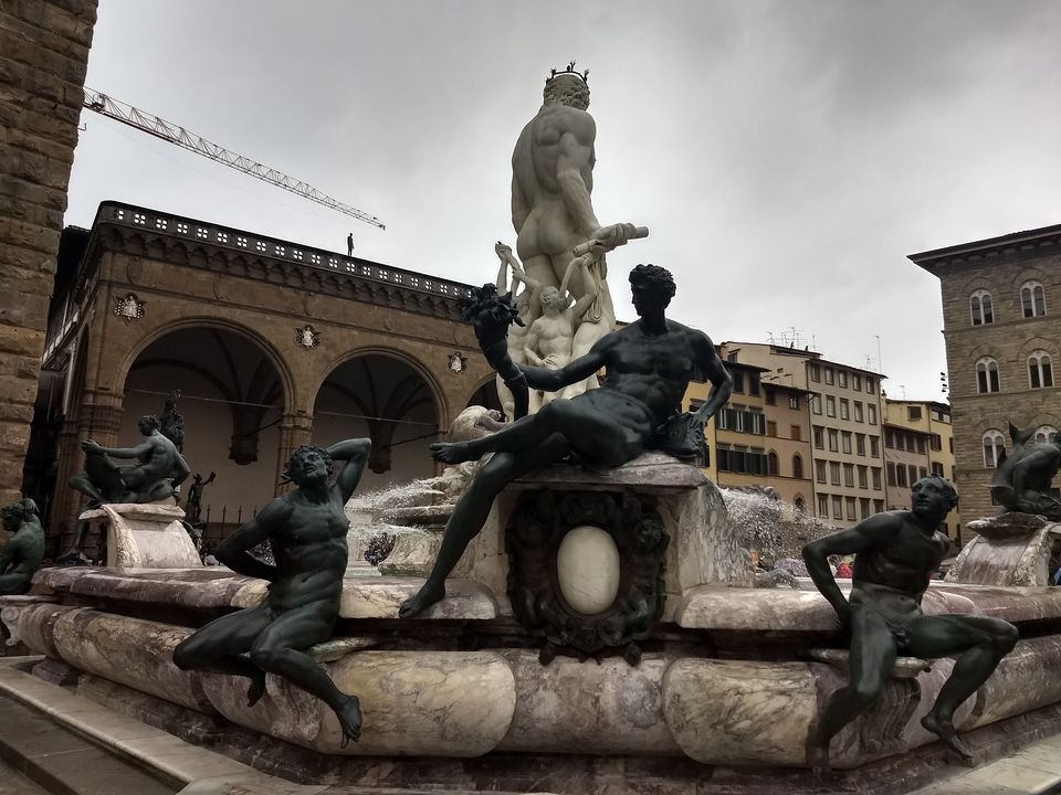 Photo of Fontana del Nettuno, Piazza della Signoria, Florence, Metropolitan City of Florence, Italy by Mustafa Shahid