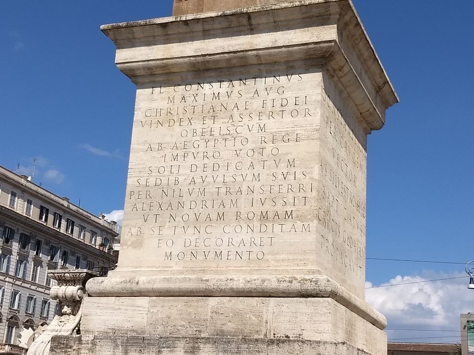 Photo of Lateran Obelisk, Piazza di San Giovanni in Laterano, Rome, Metropolitan City of Rome, Italy by Mustafa Shahid