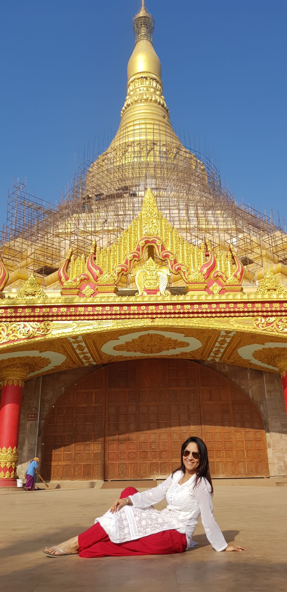 Photo of Global Vipassana Pagoda, Essel world Amusement Park, Gorai, Mumbai, Maharashtra, India by TheCrazyIndianNomad