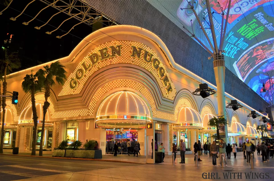 Photo of Golden Nugget Las Vegas Hotel & Casino, Fremont Street, Las Vegas, NV, USA by Prashanthi Pavadi.
