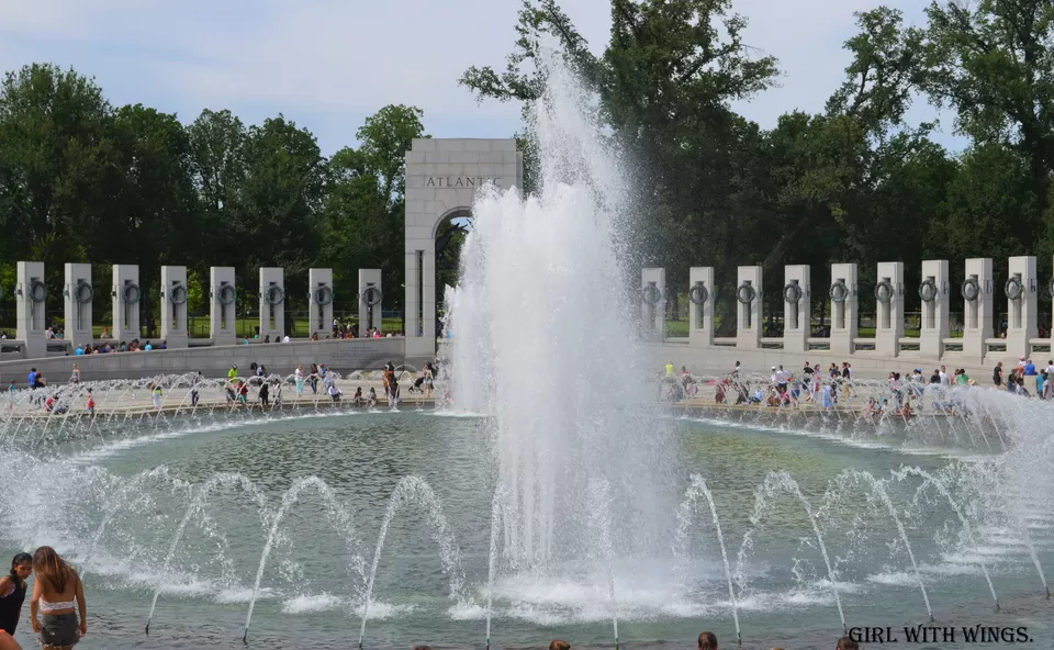 Photo of National World War II Memorial, Independence Avenue Southwest, Washington, DC, USA by Prashanthi Pavadi.