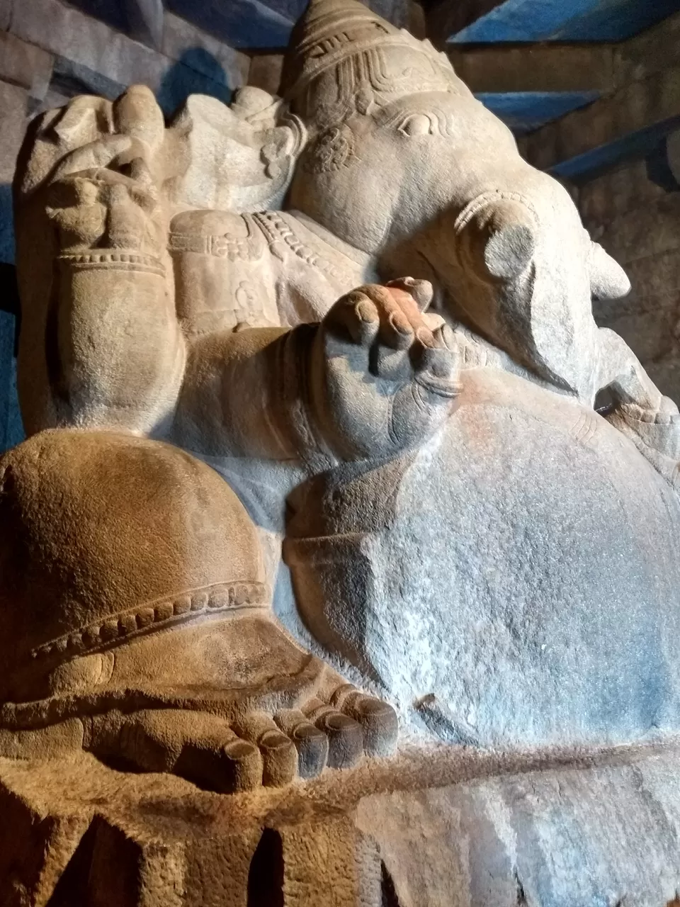 Photo of Kadalekalu Ganesha, Hampi, Karnataka, India by Alisha Gonsalves