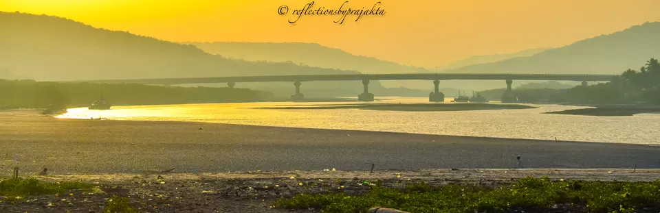 Photo of Anjarle Creek Bridge, Maharashtra State Highway 4, Murdi, Maharashtra, India by Prajakta Jadhav (Reflectionsbyprajakta)