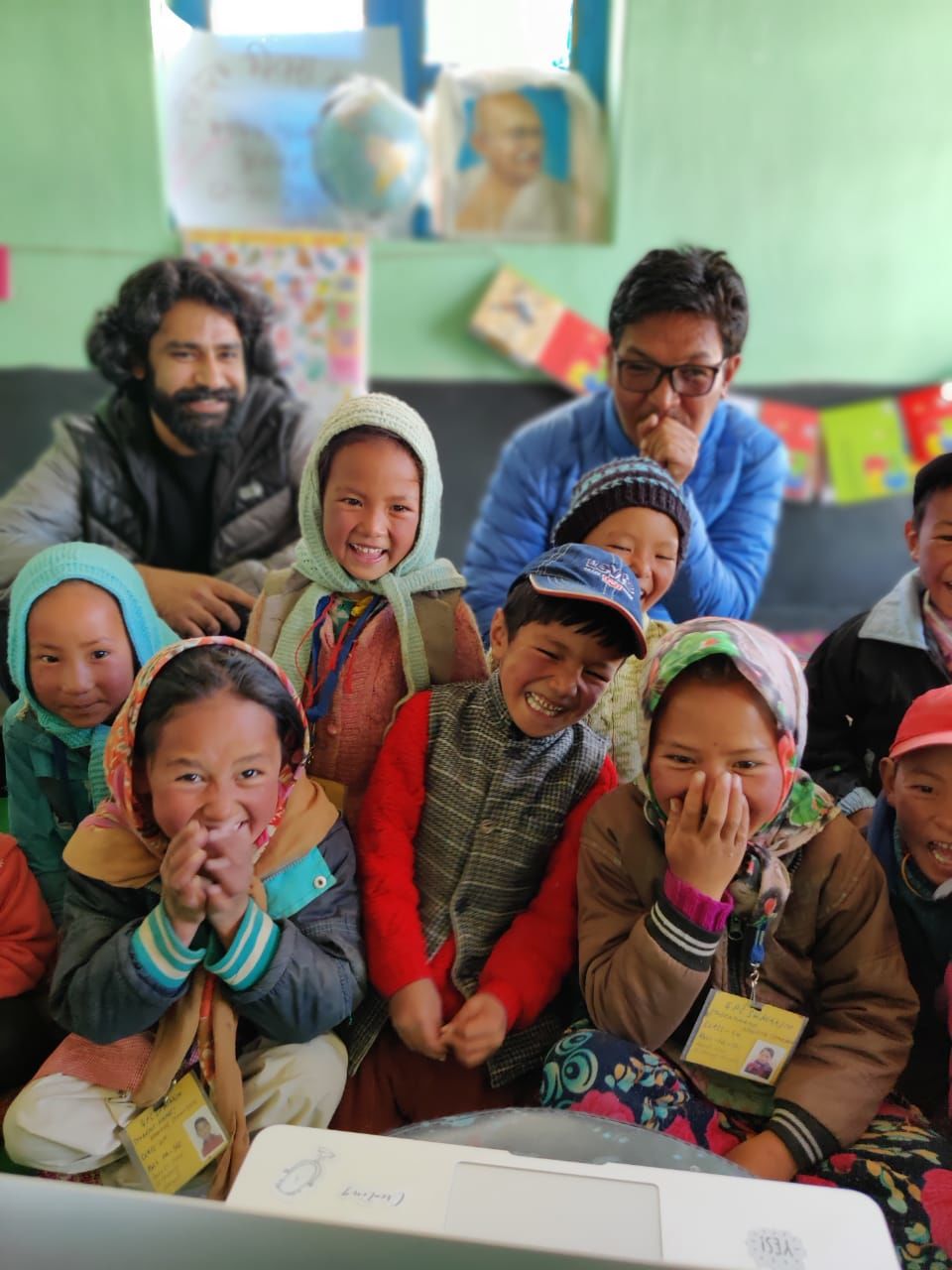 Photo of The Last Avatar Art Workshop in Hikkim, Spiti Govt School 6/9 by Aman Chotani