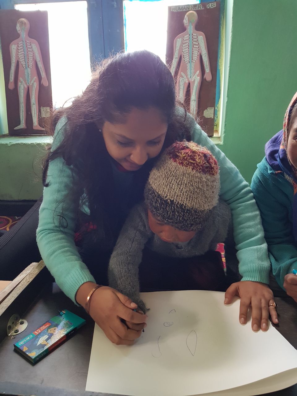 Photo of The Last Avatar Art Workshop in Hikkim, Spiti Govt School 3/9 by Aman Chotani