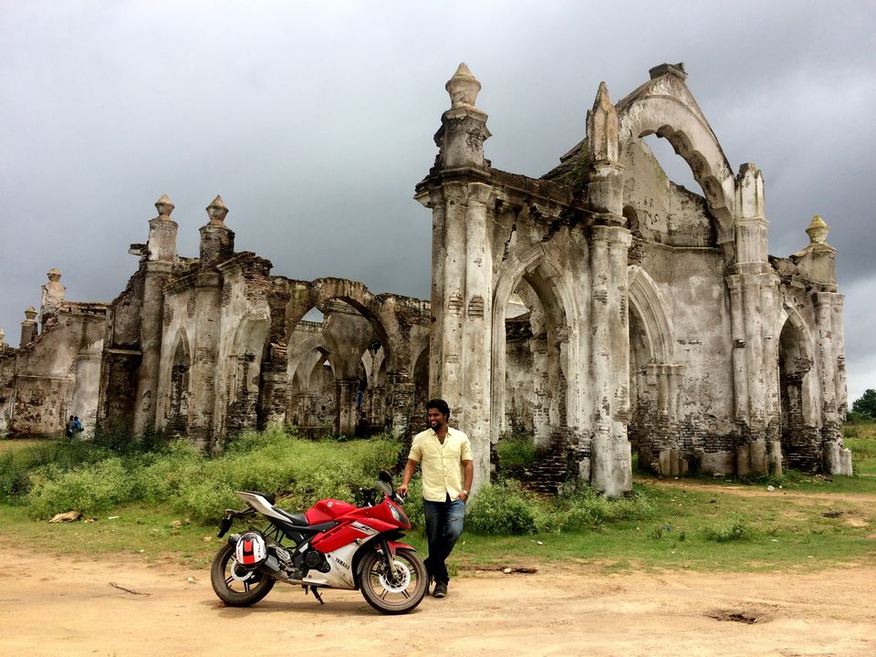 Photo of The submerging church- Shettihalli 9/10 by Thejus- Lost Maps