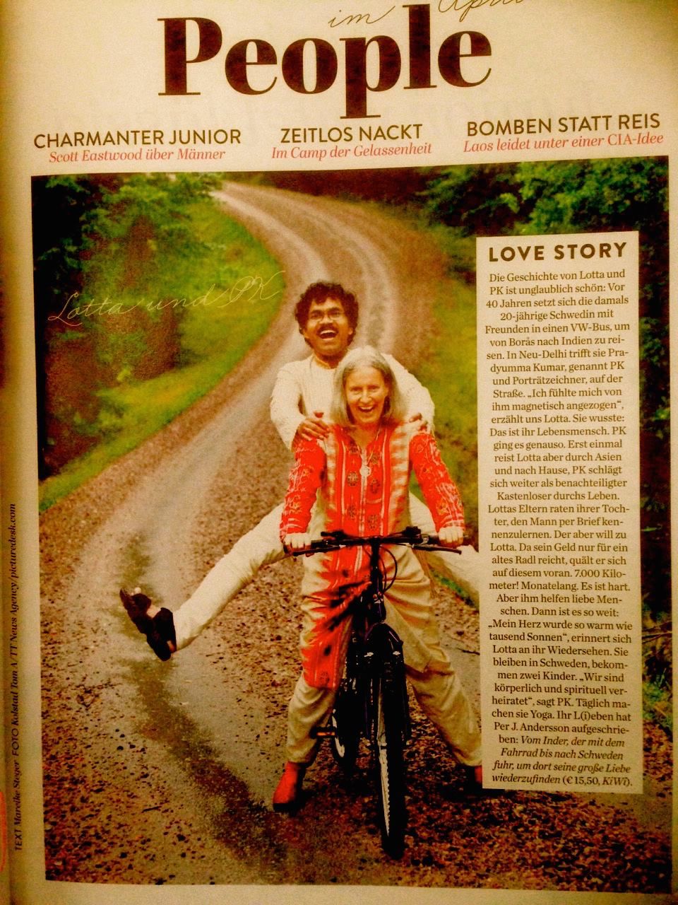 Photo of Odia artist 'PK' travelled 4000miles from Delhi to Sweden on a Bicycle to meet his LOVE 6/25 by Travellian.in