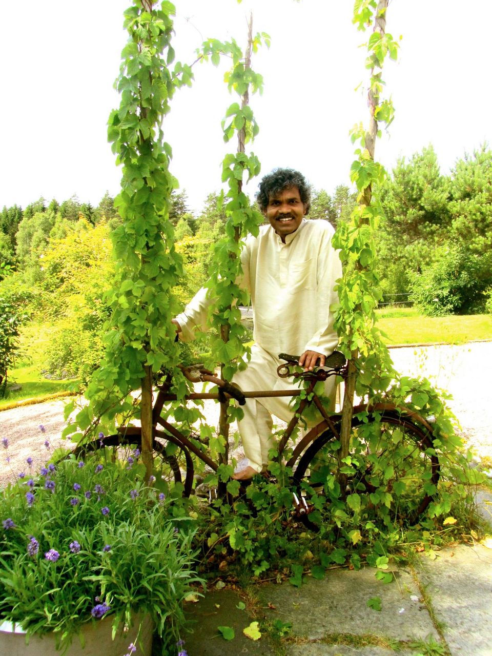 Photo of Odia artist 'PK' travelled 4000miles from Delhi to Sweden on a Bicycle to meet his LOVE 17/25 by Travellian.in