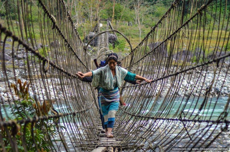 Photo of Damro: The village with the longest hanging bridge in Arunachal Pradesh 2/4 by Neha Bhise Sadalge