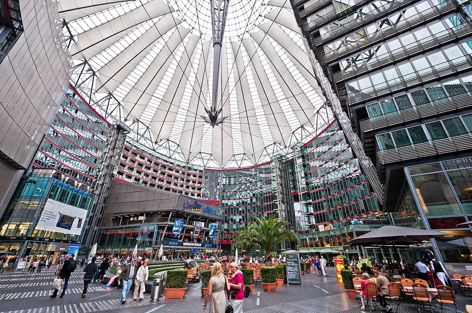 Photo of Sony Center, Potsdamer Platz, Berlin, Germany by Jill & Curtis