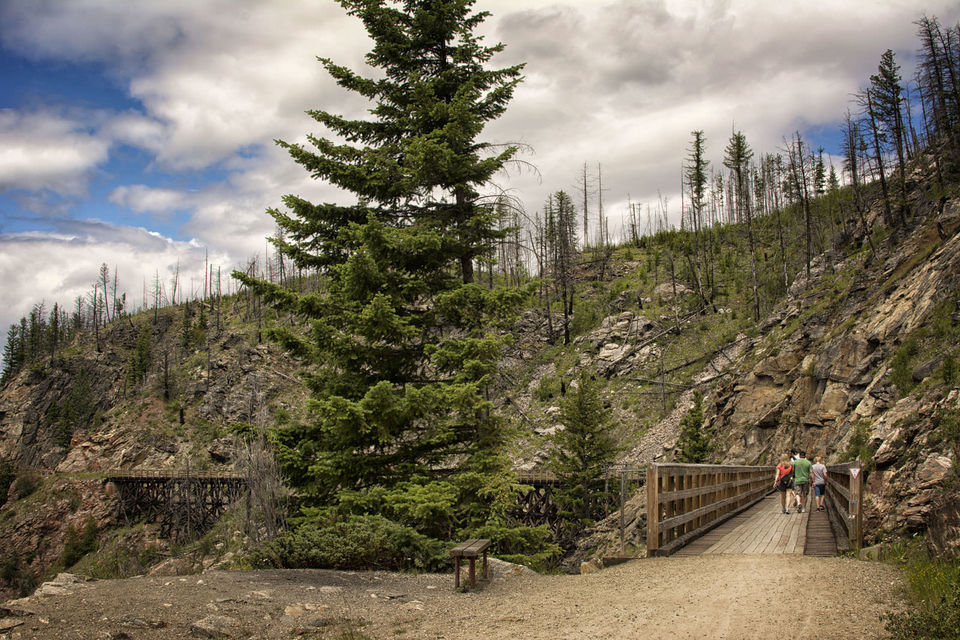Photo of Cycling Myra Canyon 2/5 by Calli & Travis