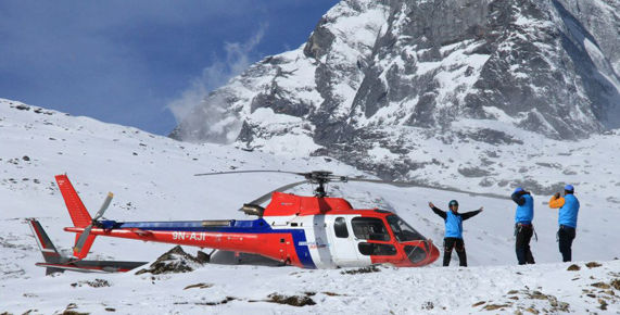 Photo of Helicopter Landing at Kongde by Arjun Paudel