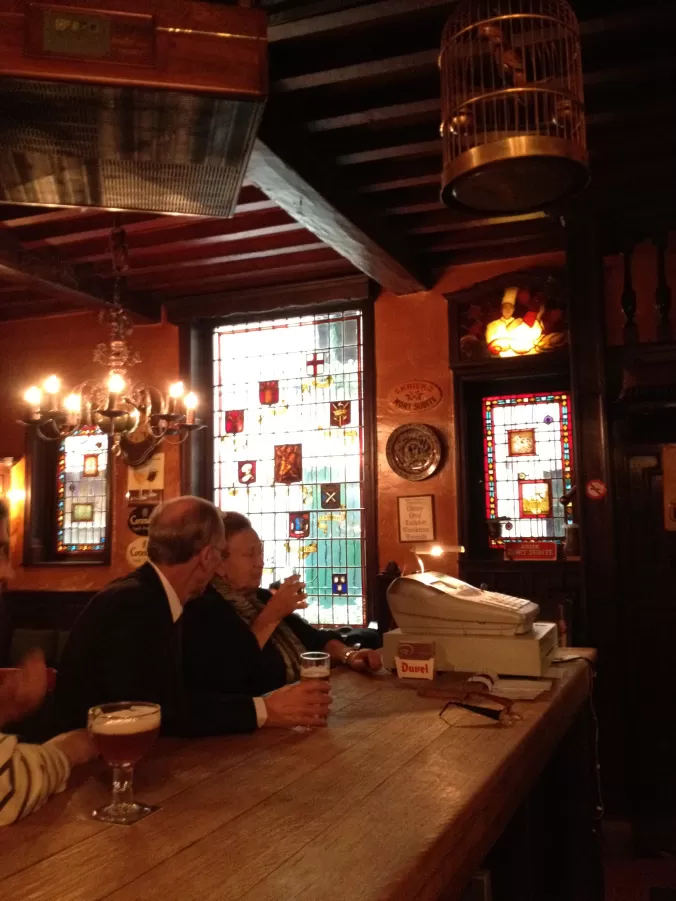 Photo of Au Bon Vieux Temps, Impasse Saint-Nicolas, Brussels, Belgium by Ashley & Alex