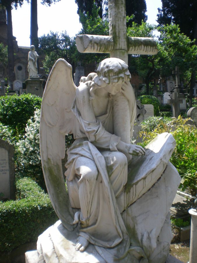 Photo of The Protestant Cemetery of Rome, Via Caio Cestio, Rome, Italy by Ashley & Alex