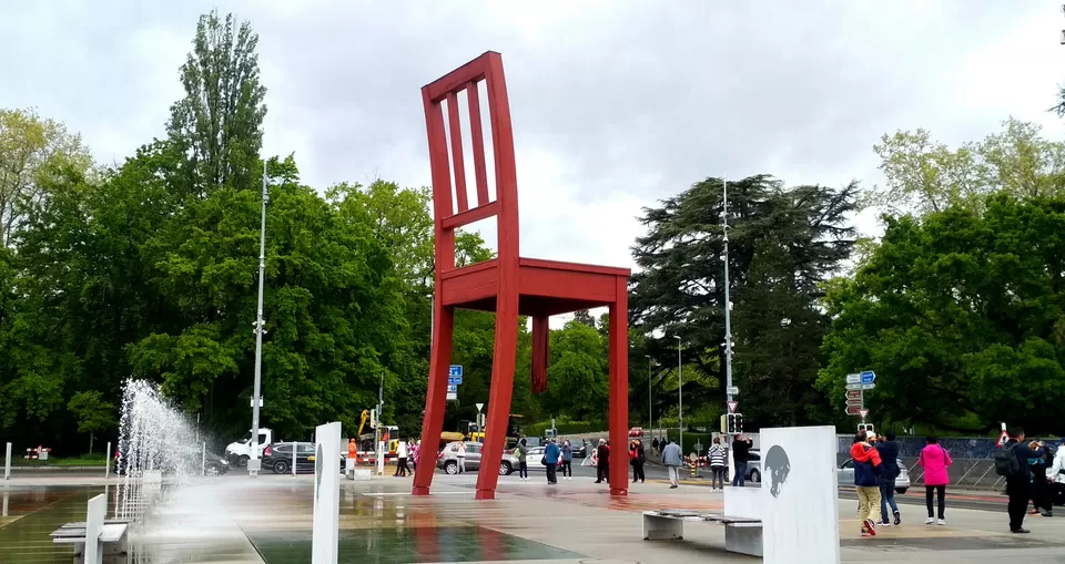Photo of Broken Chair, Geneva, Switzerland by Pooja