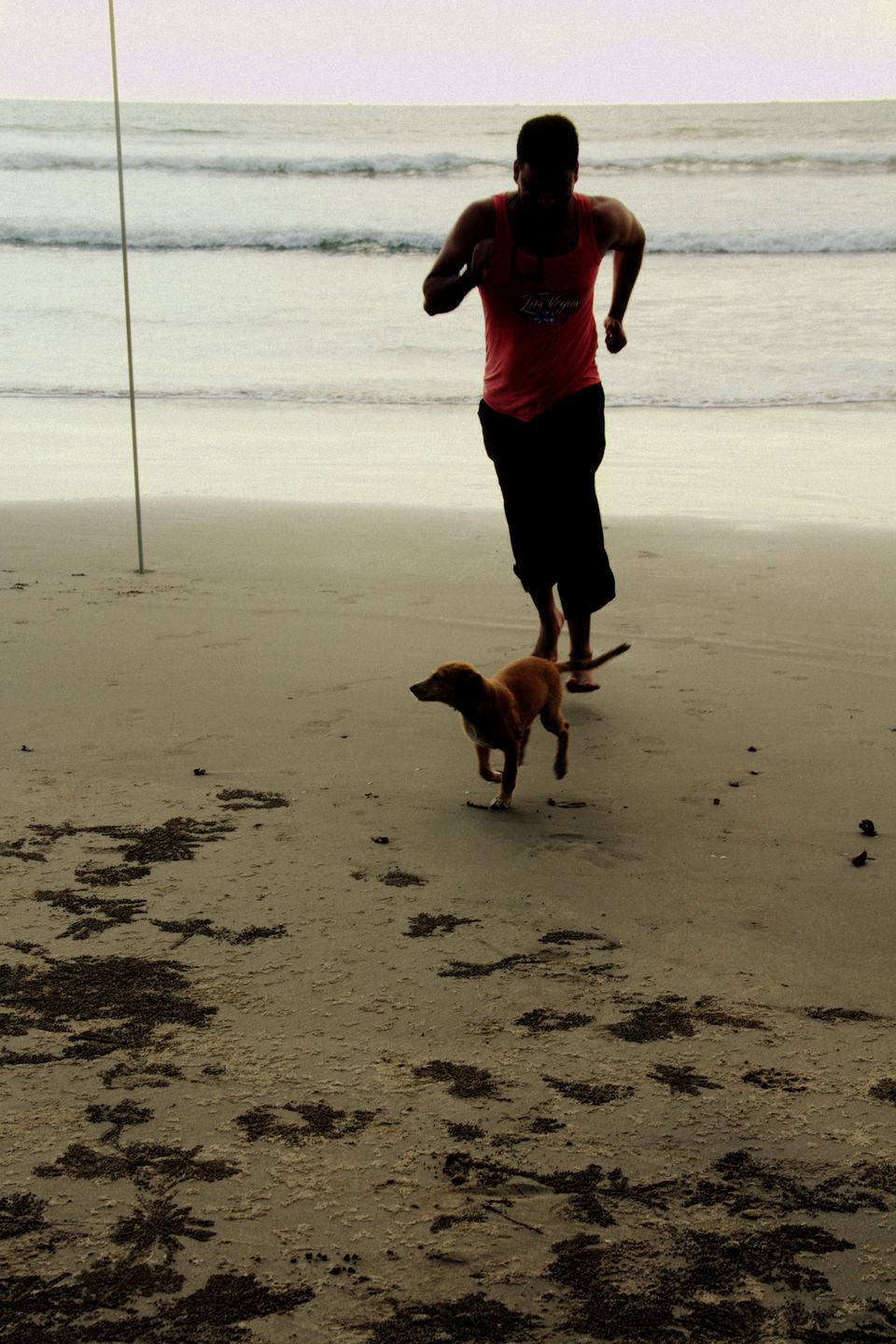 Photo of Him, the ocean and me at Goa, Ashvem Beach. 1/18 by Meghna P