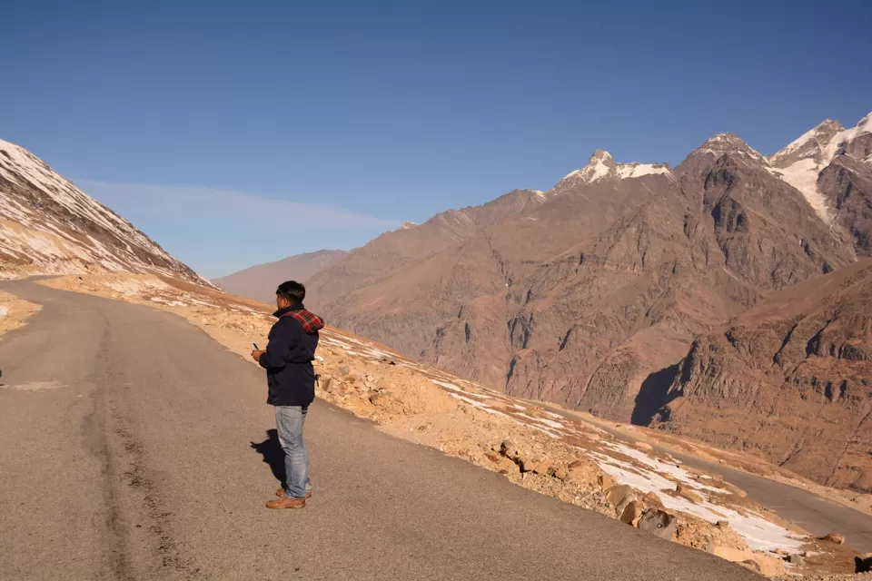 Photo of Keylong-Leh Road, Choglamsar, Jammu and Kashmir, India by Jeeson Joseph Variath