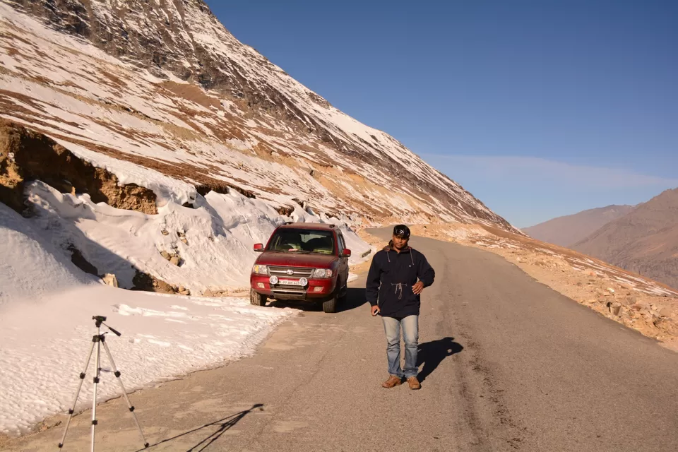 Photo of Keylong-Leh Road, Choglamsar, Jammu and Kashmir, India by Jeeson Joseph Variath