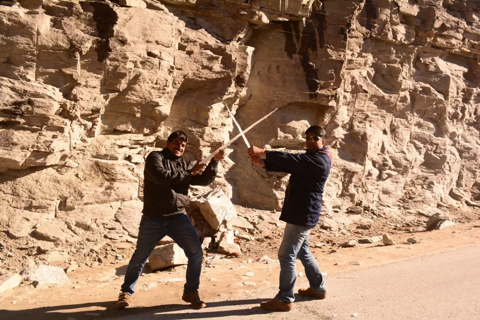 Photo of Keylong-Leh Road, Choglamsar, Jammu and Kashmir, India by Jeeson Joseph Variath