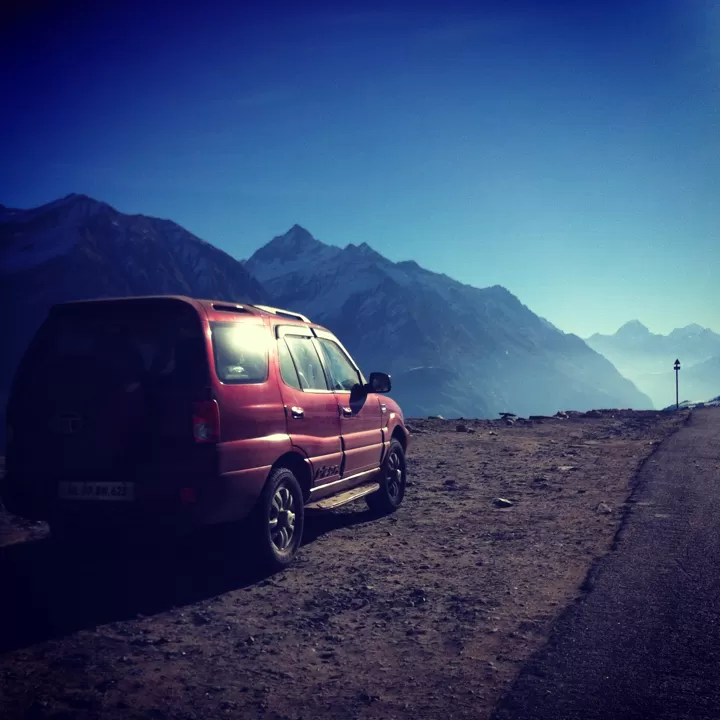 Photo of Keylong-Leh Road, Choglamsar, Jammu and Kashmir, India by Jeeson Joseph Variath
