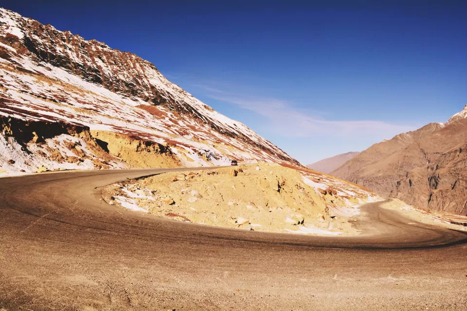 Photo of Keylong-Leh Road, Choglamsar, Jammu and Kashmir, India by Jeeson Joseph Variath