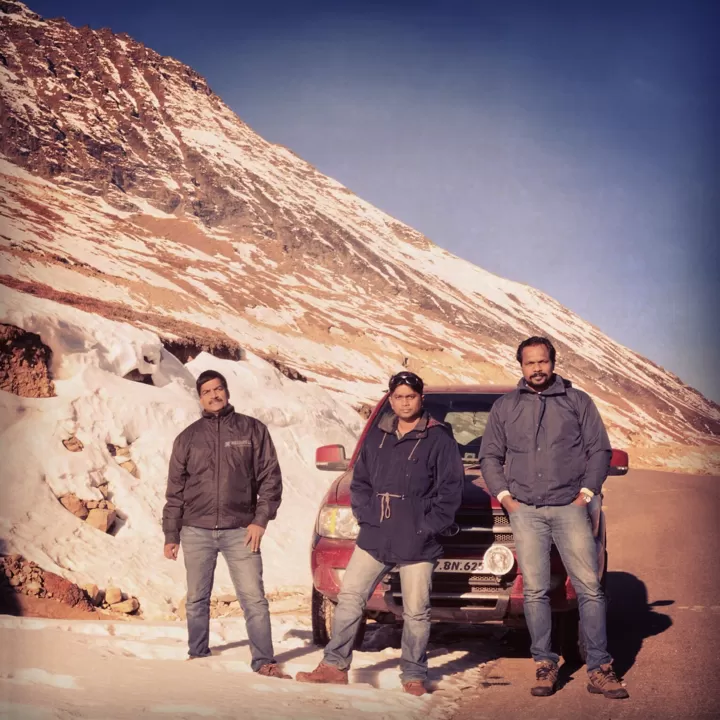 Photo of Keylong-Leh Road, Choglamsar, Jammu and Kashmir, India by Jeeson Joseph Variath