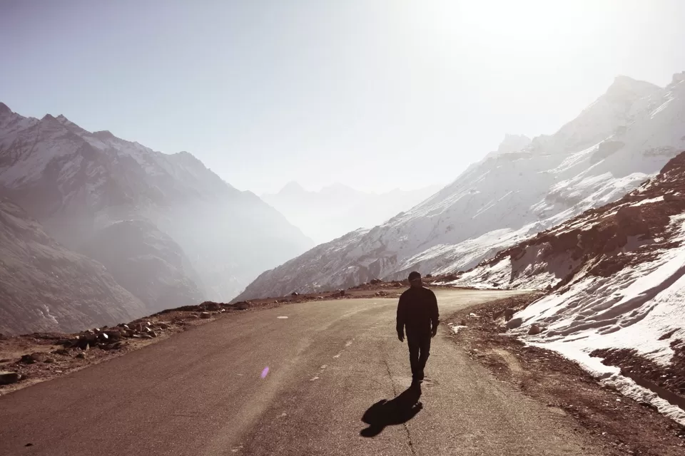 Photo of Keylong-Leh Road, Choglamsar, Jammu and Kashmir, India by Jeeson Joseph Variath