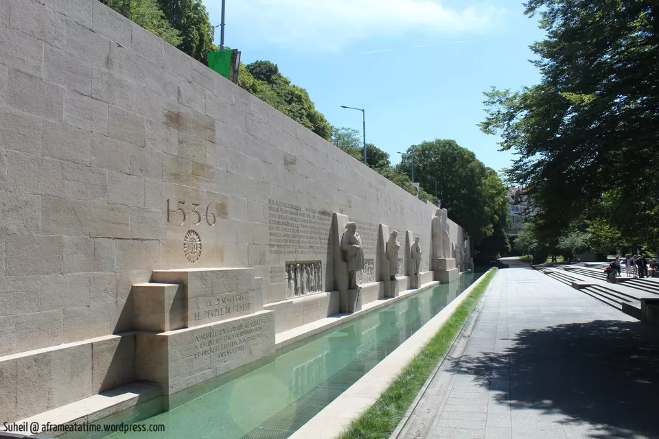 Photo of Reformation Wall, Promenade des Bastions, Geneva, Switzerland by Suheil Patel
