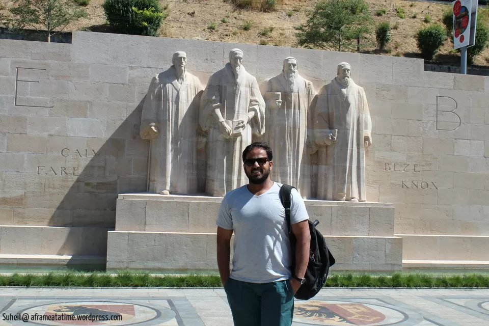 Photo of Reformation Wall, Promenade des Bastions, Geneva, Switzerland by Suheil Patel