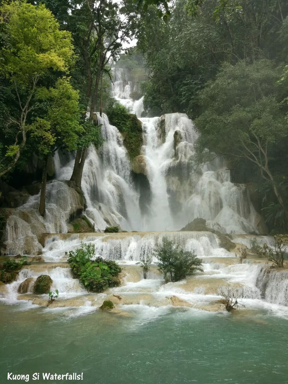Photo of Kuang Si Waterfall, Luang Prabang Province, Laos by Akshata Rao