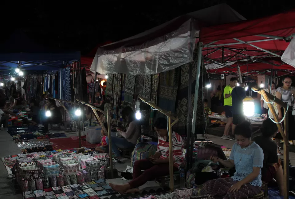 Photo of Night Market, Luang Prabang, Laos by Akshata Rao