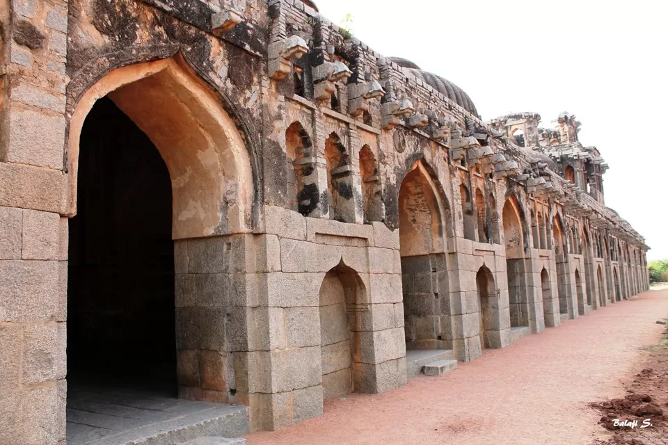 Photo of Elephant Stable, Hampi, Karnataka, India by Akshata Rao