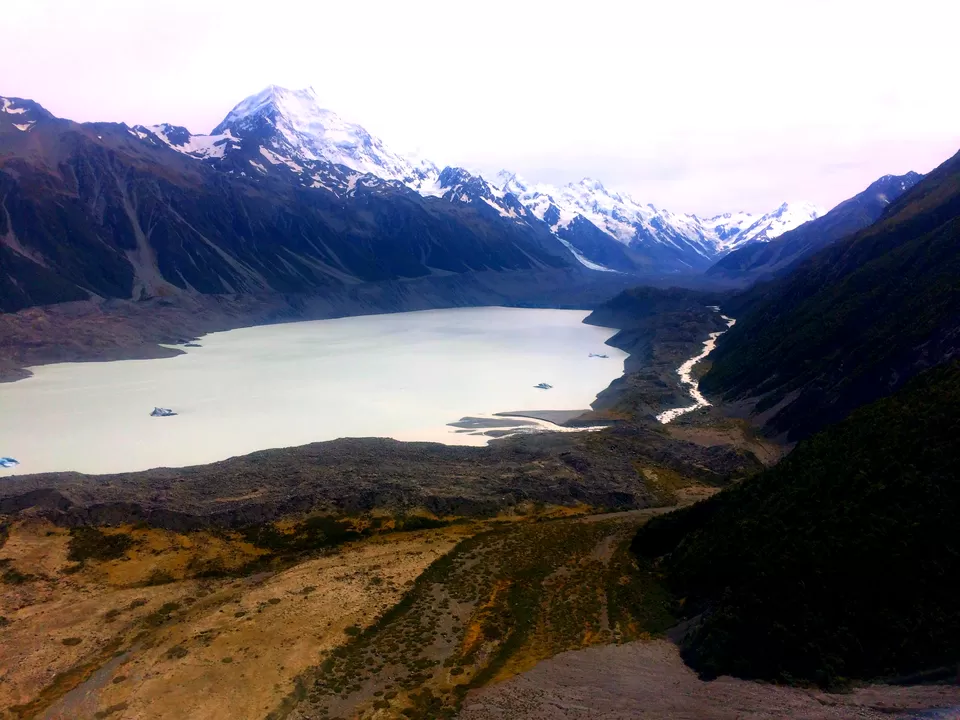 Photo of Tasman Glacier, Canterbury, New Zealand by Sarita Nayak