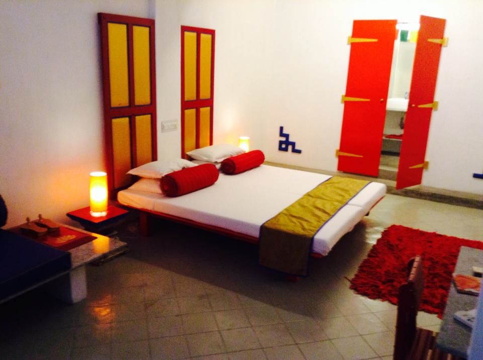 Photo of Red Lotus, Jawaharlal Nehru Street, M.G. Road Area, Puducherry, India by Debarati Dasgupta