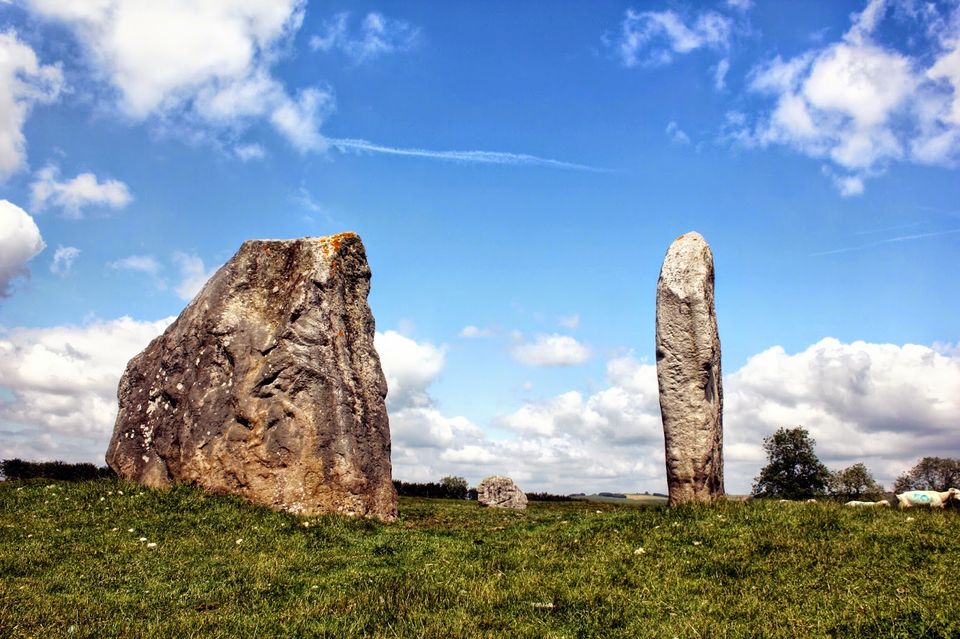 Photo of Avebury Neolithic Stones & Cherhill White Horse 25/27 by Anne Klien
