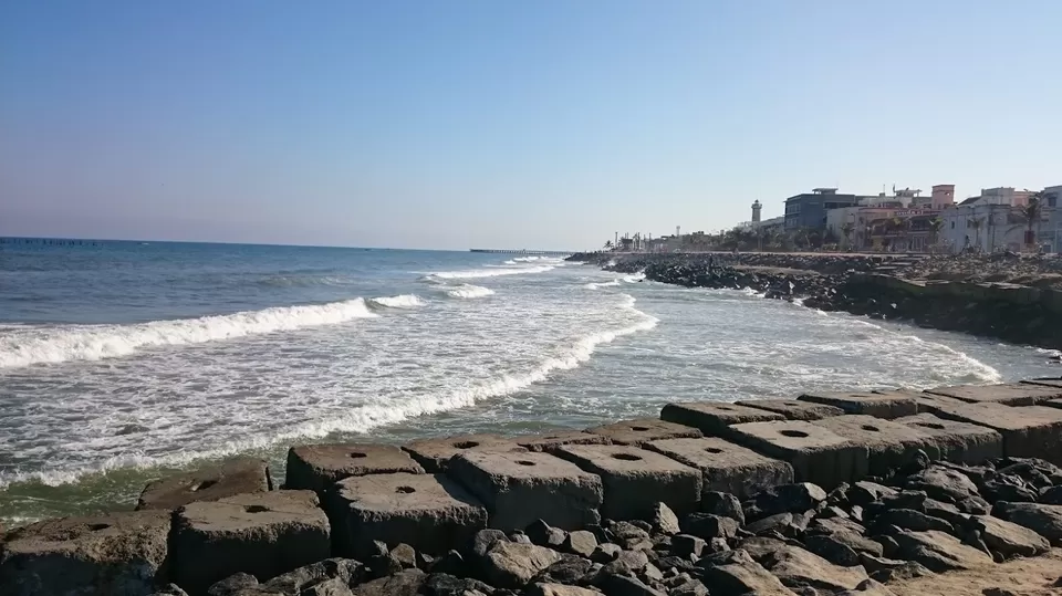 Photo of Rock Beach, White Town, Puducherry, India by Harsh Agrawal