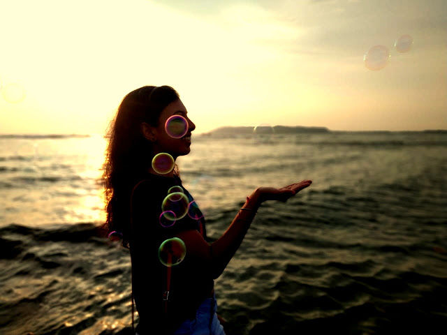 Photo of Sunset at Miramar beach, Goa, India 4/4 by janki sata