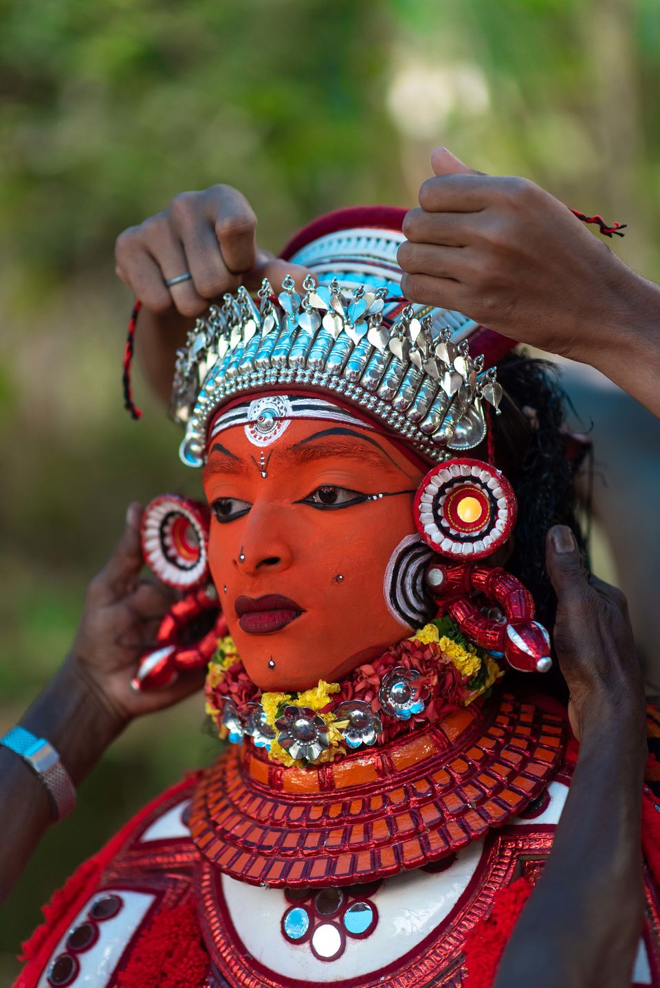 Photo of From Man to God -Theyyam the making 7/8 by Dinoop Raj