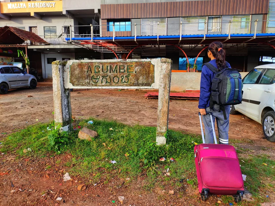 Photo of Agumbe Bus Stand, State Highway 52, Doddamane Keri, Thirthahalli, Karnataka, India by Neha Rawat