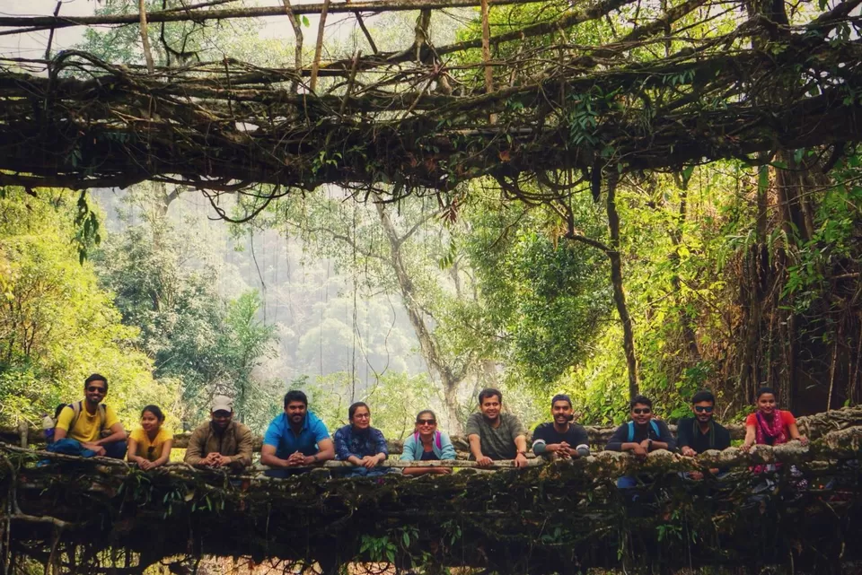 Photo of Jingkieng Nongriat Double Decker Living Root Bridge, Meghalaya, India by SK......
